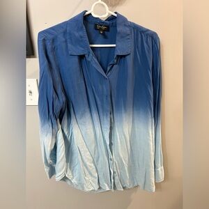 blue/teal Jessica Simpson shirt
